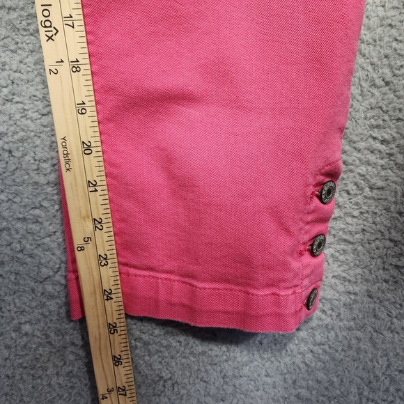 Talbots Womens Pink Jeans‎ Size 14 Simply Flattering 5-Pocket Plus Size - Picture 7 of 7